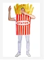 Adult French Fries Costume
